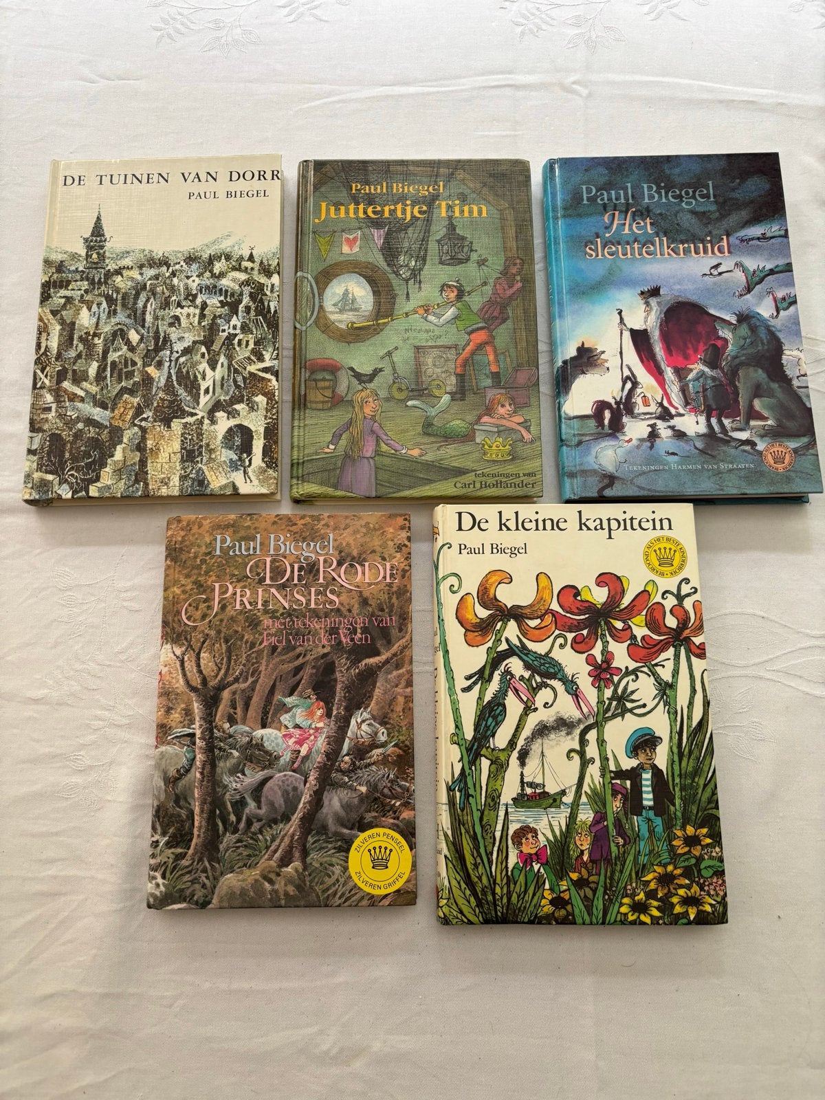 Paul Biegel Boeken Collectie - 5 Klassieke Kinderboeken, Boeken, Ophalen of Verzenden, Gelezen, Fictie algemeen