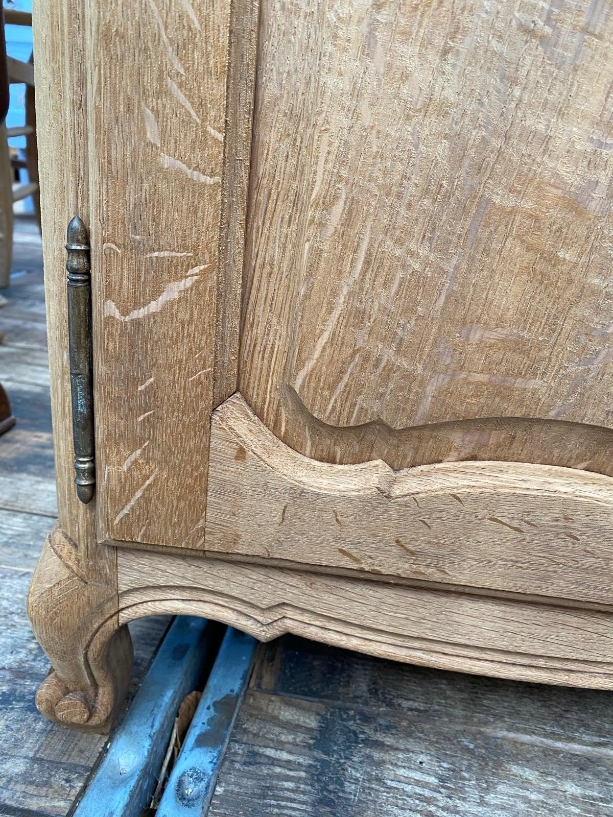 Twee Feans eiken kastjes nachtkastjes Queen Anne Style, Ophalen, Gebruikt, Minder dan 45 cm