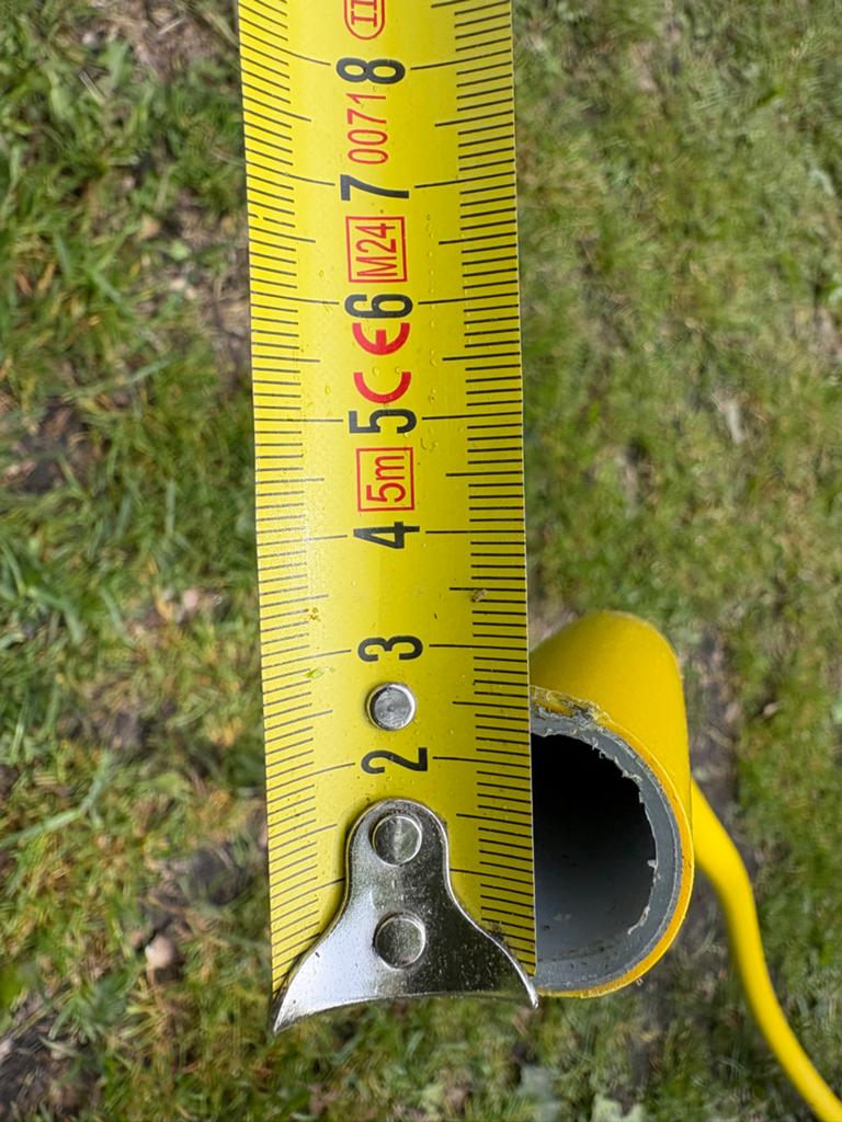 Gele gasleiding - Flexibele buis voor gasaansluiting, Ophalen, Overige materialen, 6 meter of meer, Overige typen