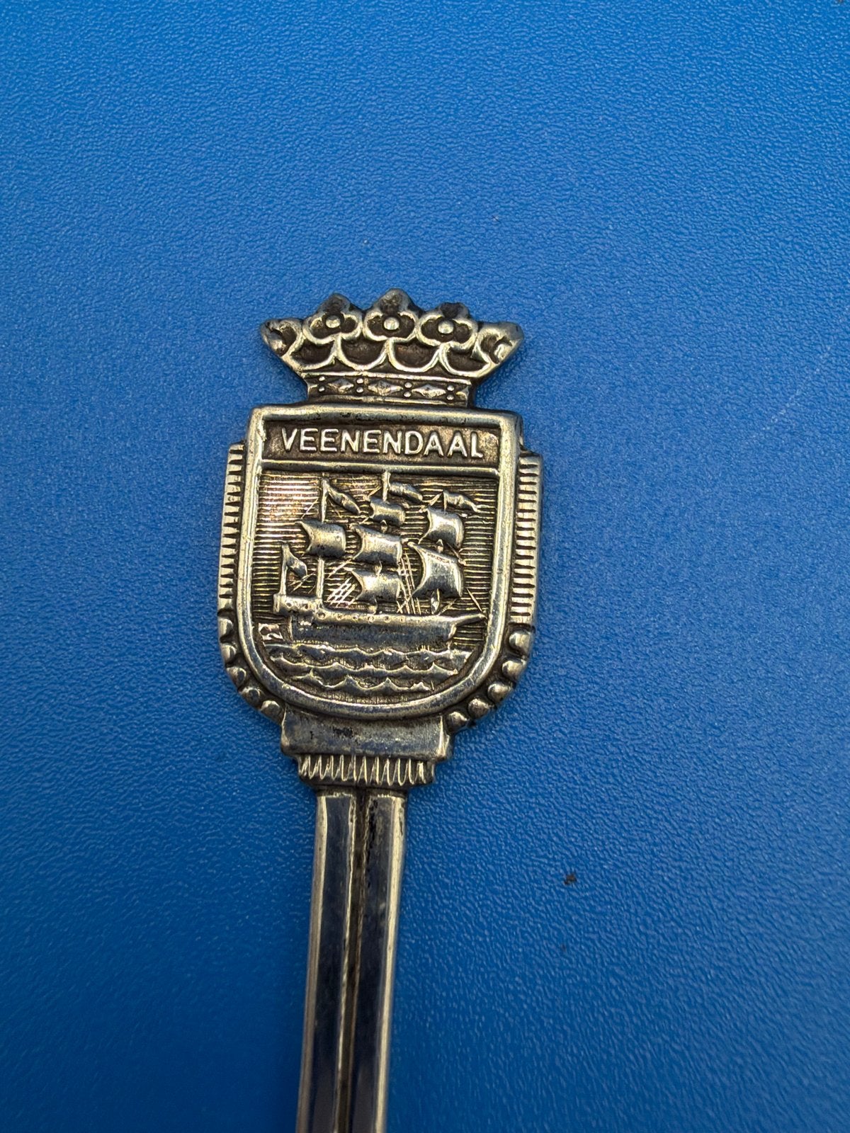Verzamel lepel Veenendaal 1945-1960, Antiek en Kunst, Ophalen of Verzenden