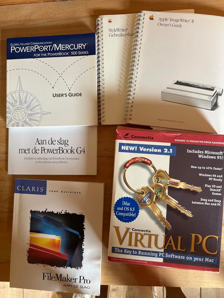 Vintage Apple Macintosh & PC Software Handleidingen, Ophalen, Gelezen, Software