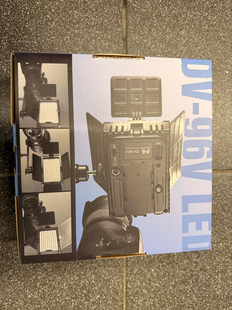 Falconeyes DV-96V LED Camera Flitslicht / Videolamp, Ophalen of Verzenden, Nieuw, Overige merken, Kantelbaar
