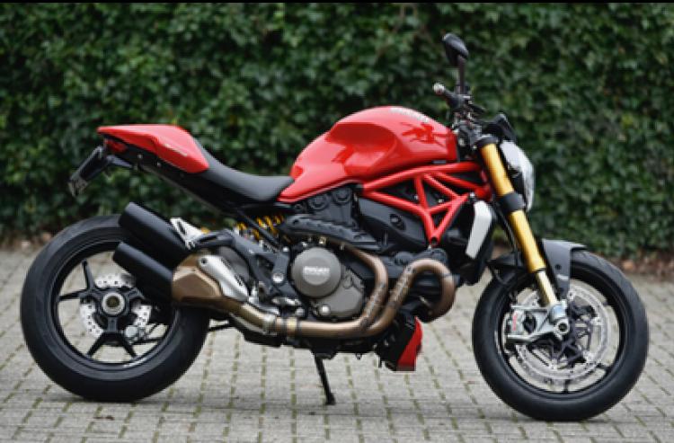 Originele uitlaat, demper ducati 1200s uit 2017, Motoren, Ophalen of Verzenden