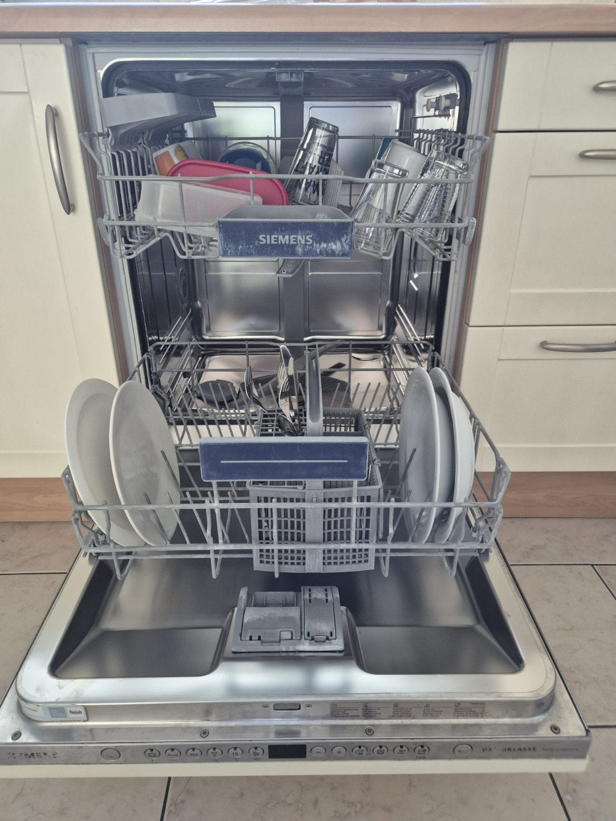 Siemens vaatwasser inbouw 60 cm breed - 30 sept. ophale, Witgoed en Apparatuur, Ophalen, Gebruikt, Minder dan 85 cm, 60 cm of meer