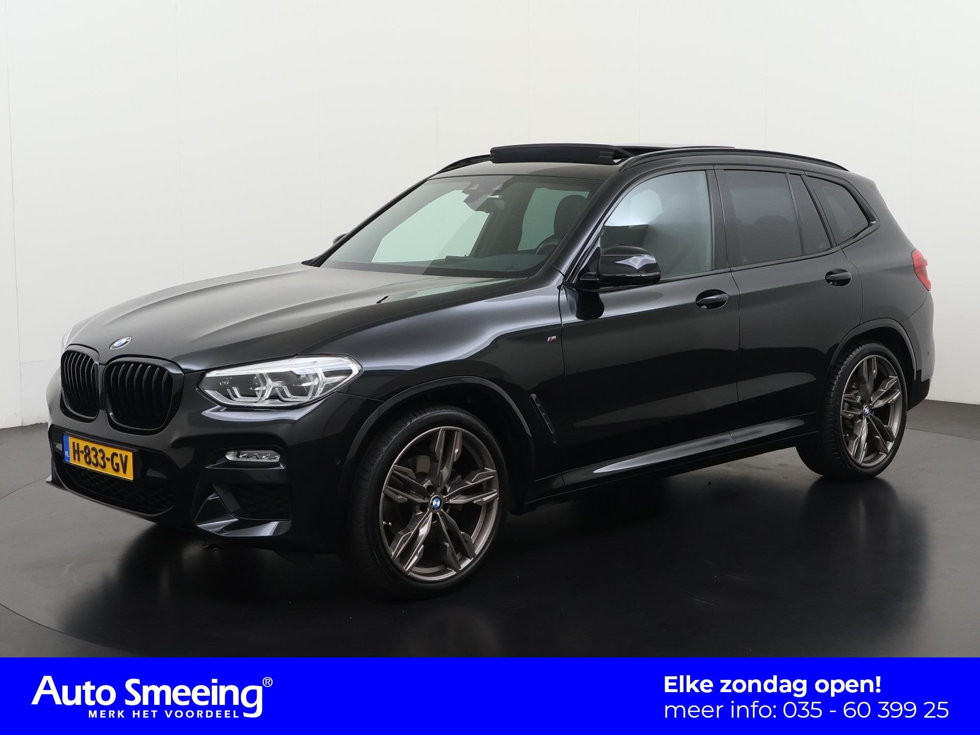BMW X3 xDrive20i High Executive M Sport | Panoramadak | Trek, Auto's, Automaat, Gebruikt, 4 cilinders, Zwart