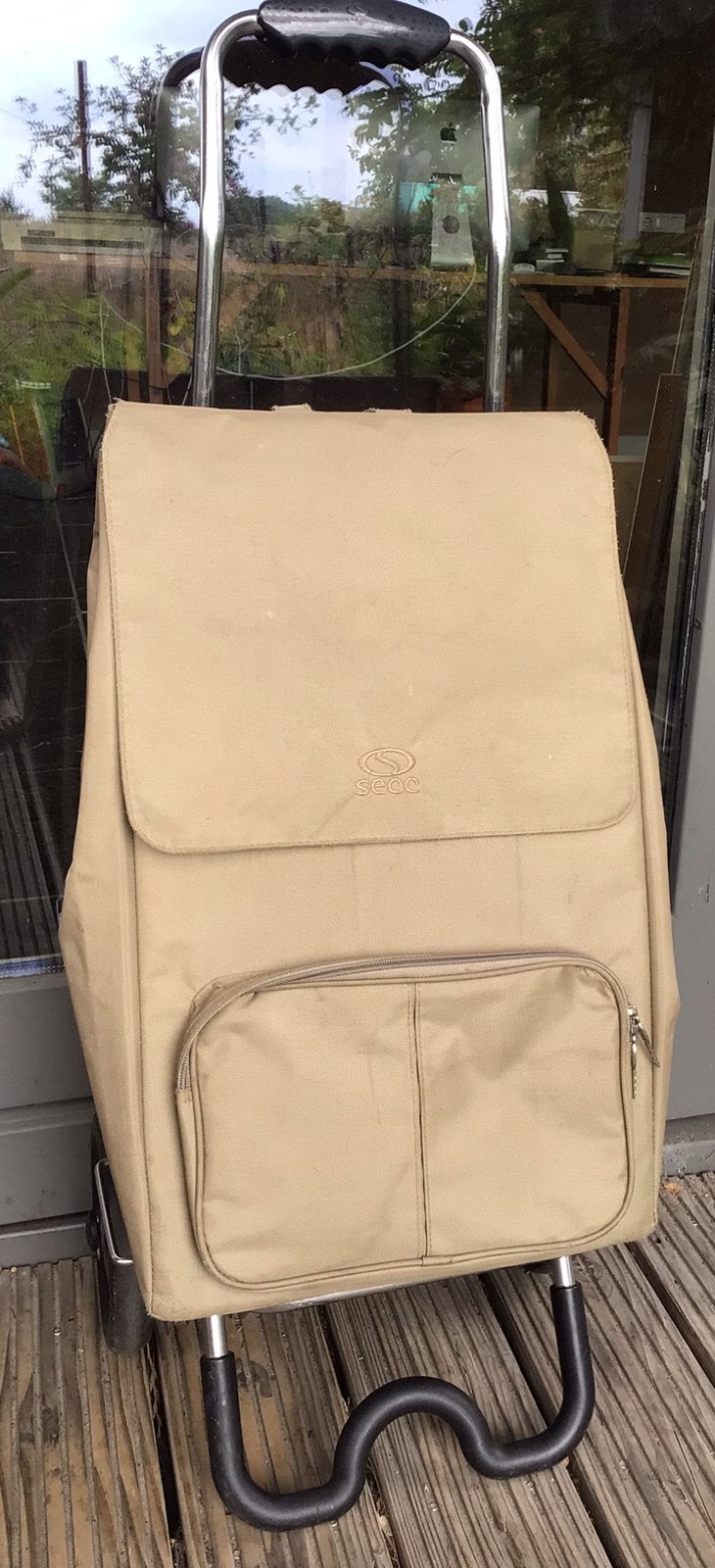Boodschappenwagen Secc, 43 liter, Ophalen, Gebruikt, Beige