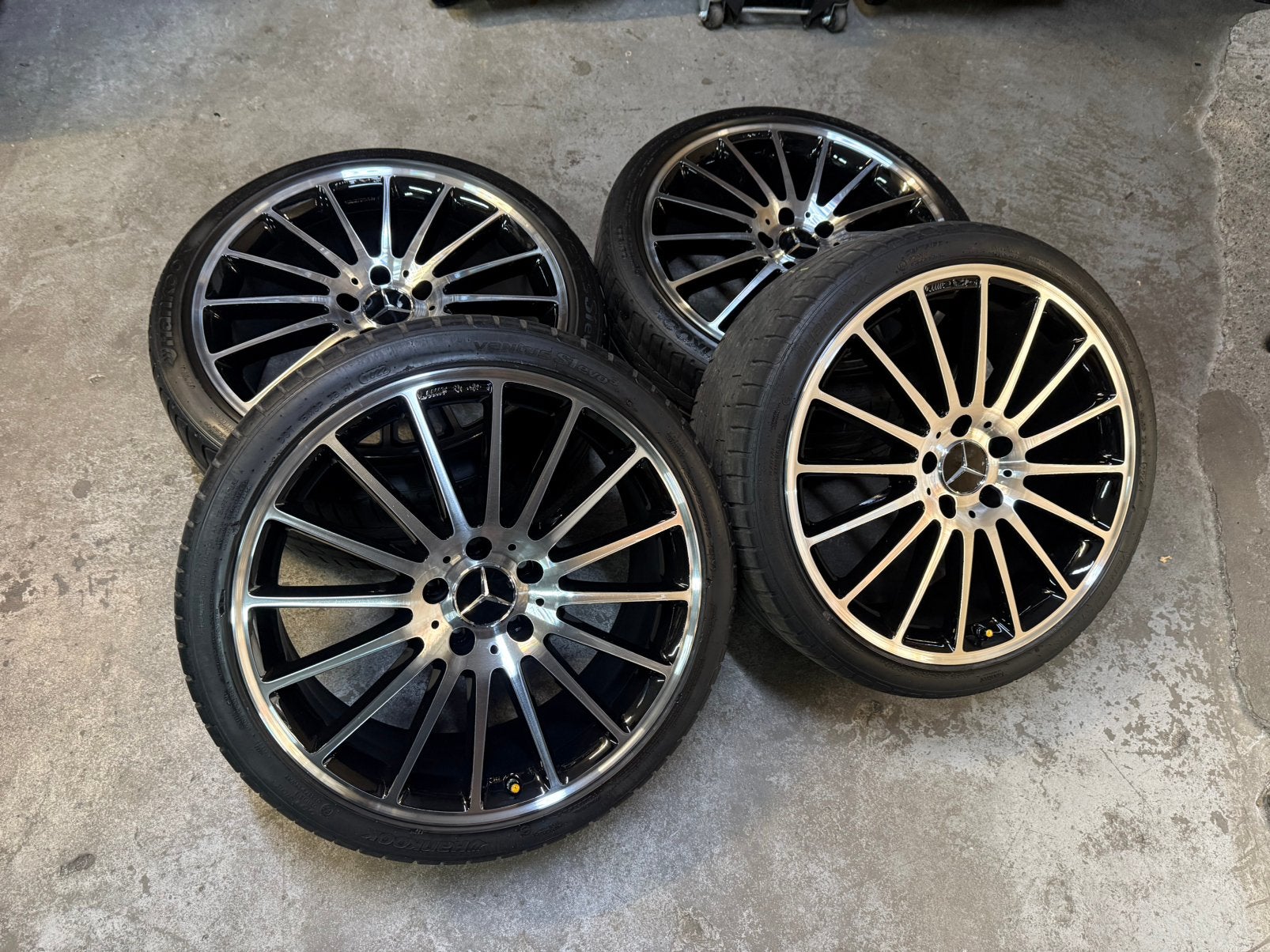 ✅ 19 inch Originele Mercedes velgen 5x112 C63 AMG W204, 19 inch, Gebruikt, Banden en Velgen, Ophalen of Verzenden