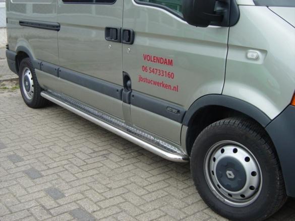 Renault Master Sidebars met aluminium treeplank, Niet ingevuld, Niet ingevuld, Niet ingevuld