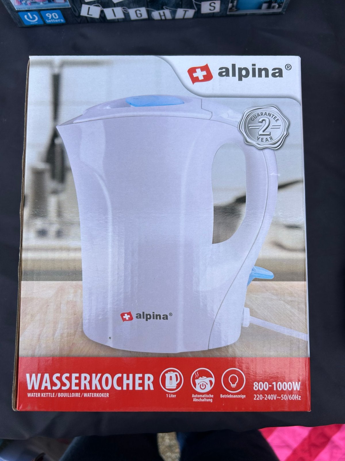 Alpina Waterkoker 1 Liter - Nieuw in doos, 1 tot 2 liter, Ophalen of Verzenden, Nieuw