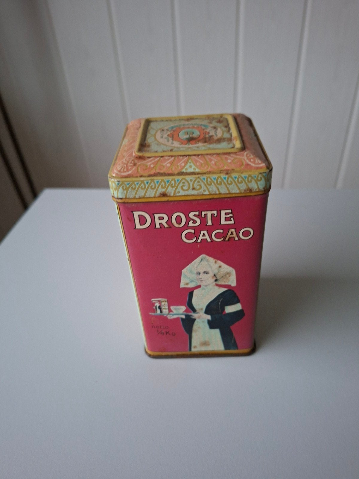 Droste Cacao blik, Ophalen of Verzenden, Gebruikt, Overige, Droste