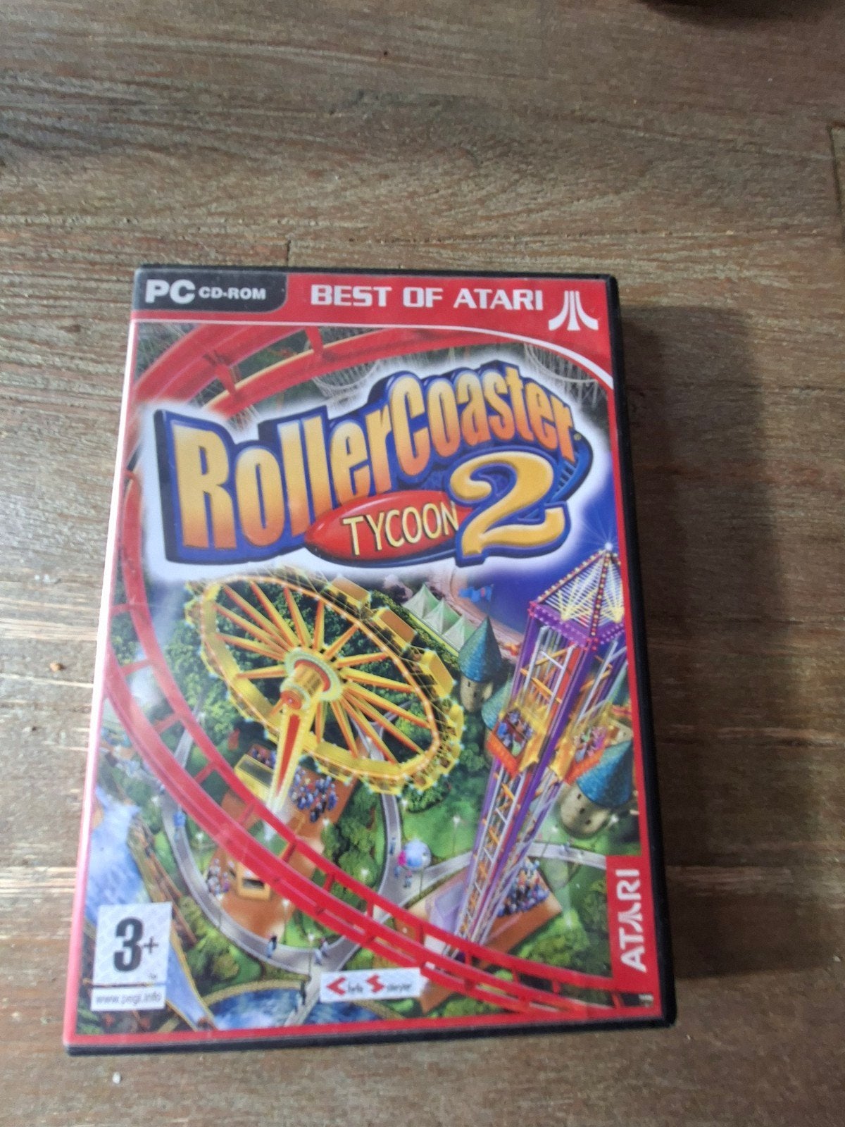 RollerCoaster Tycoon 2 PC CD-ROM - Best of Atari, Spelcomputers en Games, Games | Pc, Gebruikt, 1 speler, Ophalen of Verzenden