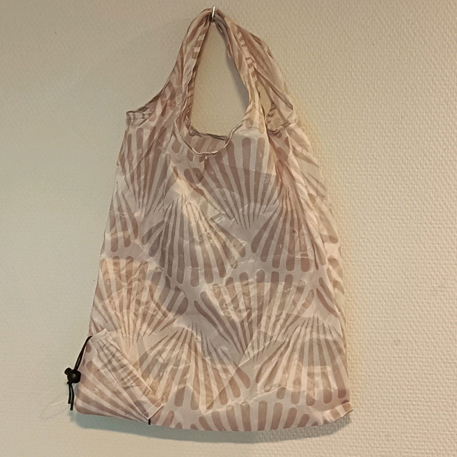Opvouwbaar tasje beige, Ophalen of Verzenden, Zo goed als nieuw, Beige, Schoudertasje