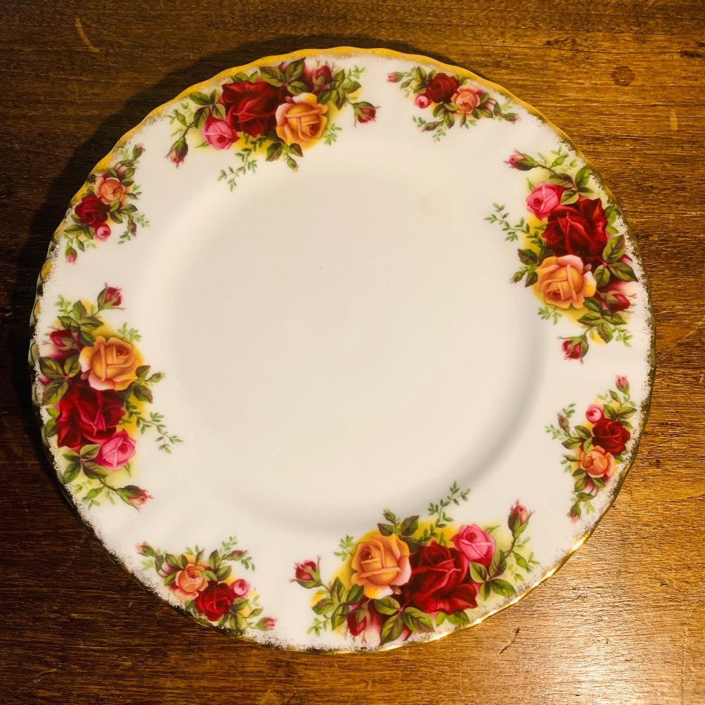 Groot plat bord Royal Albert Old Country Roses 26cm