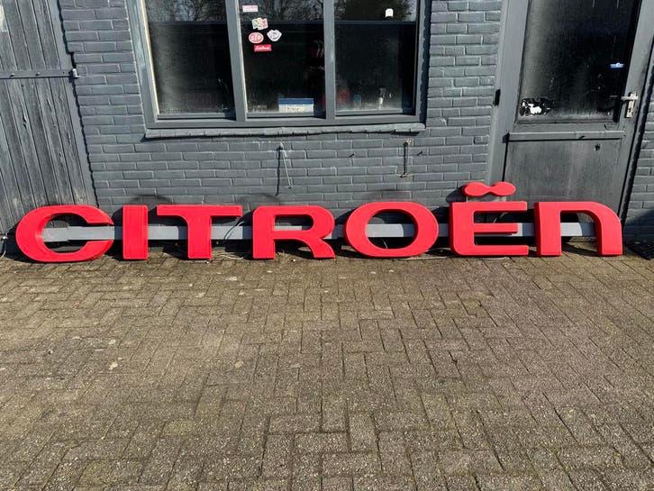Groot Citro?n Reclamebord - Lichtbak, Ophalen, Gebruikt, ., Lichtbak of (neon) lamp