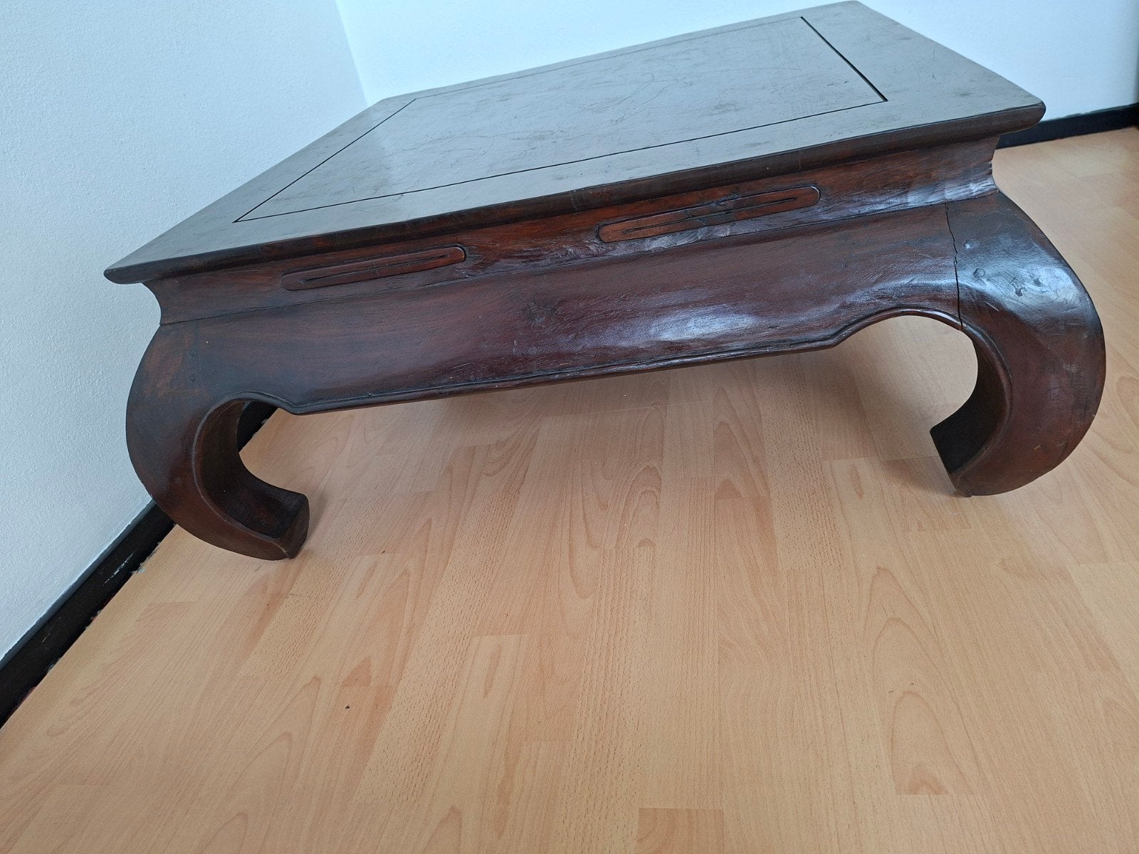 Antieke Chinese Salontafel - Massief Hout, Ophalen
