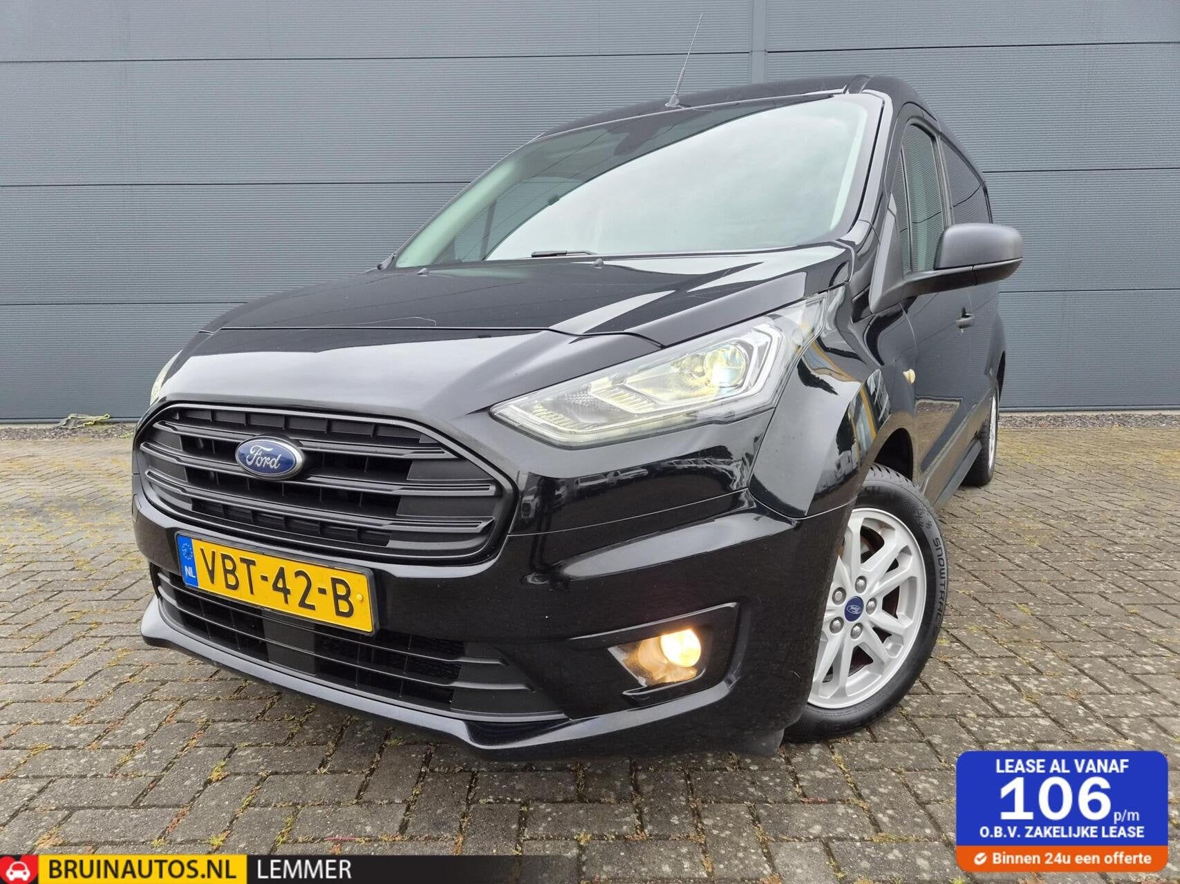 Ford Transit Connect 1.5 EcoBlue L2 Airco Navi Cam 120pk eu6, Auto's, 1588 kg, Gebruikt, Euro 6, 4 cilinders