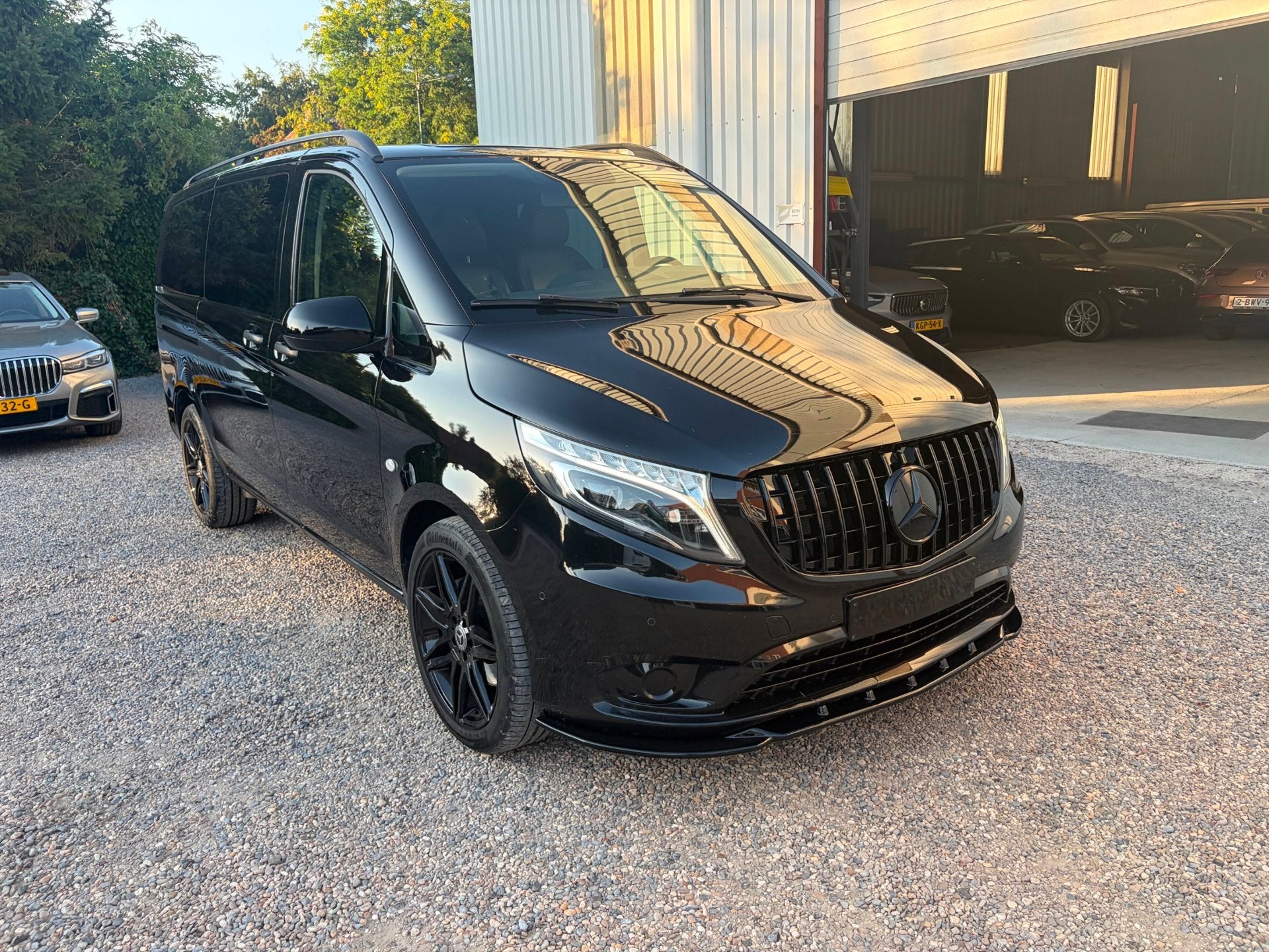 Mercedes-Benz Vito 119 CDI Lang Dubbel cabine AMG CAM Youtub, Achterwielaandrijving, Gebruikt, Zwart, Zwart
