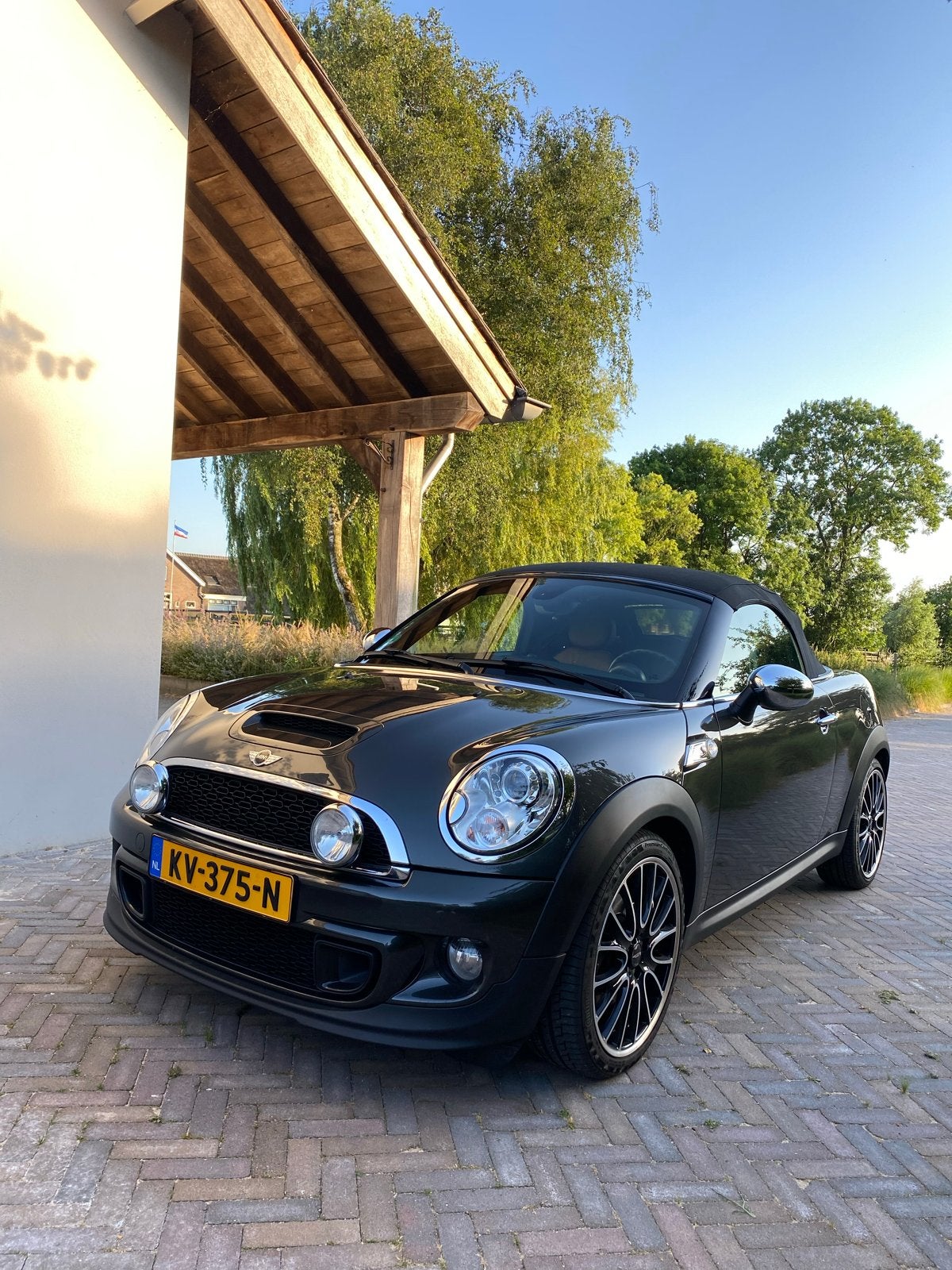 Mini 1.6 Cooper S Roadster 2013 Grijs, Auto's, 1160 kg, 4 cilinders, Cabriolet, Handgeschakeld