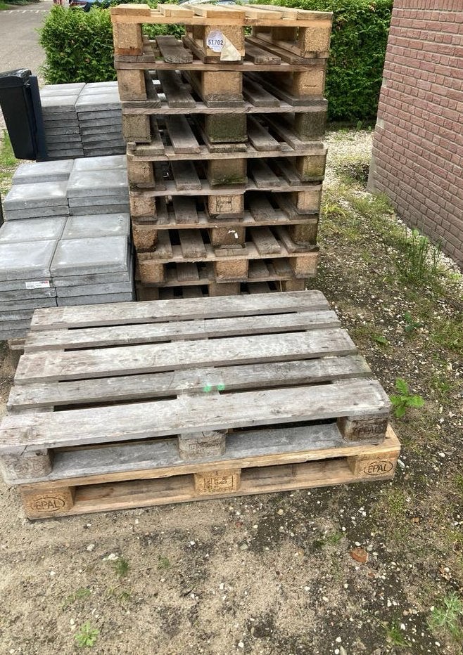 Euro pallets 10 stuks, Ophalen, Zo goed als nieuw, Pallet, Minder dan 200 cm