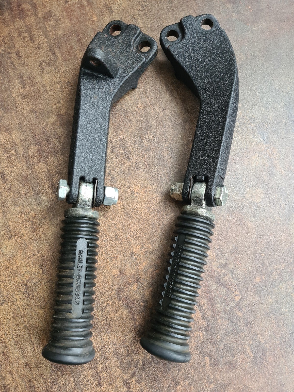 Harley-Davidson Voetsteunen Set - zgan, Ophalen of Verzenden, Gebruikt