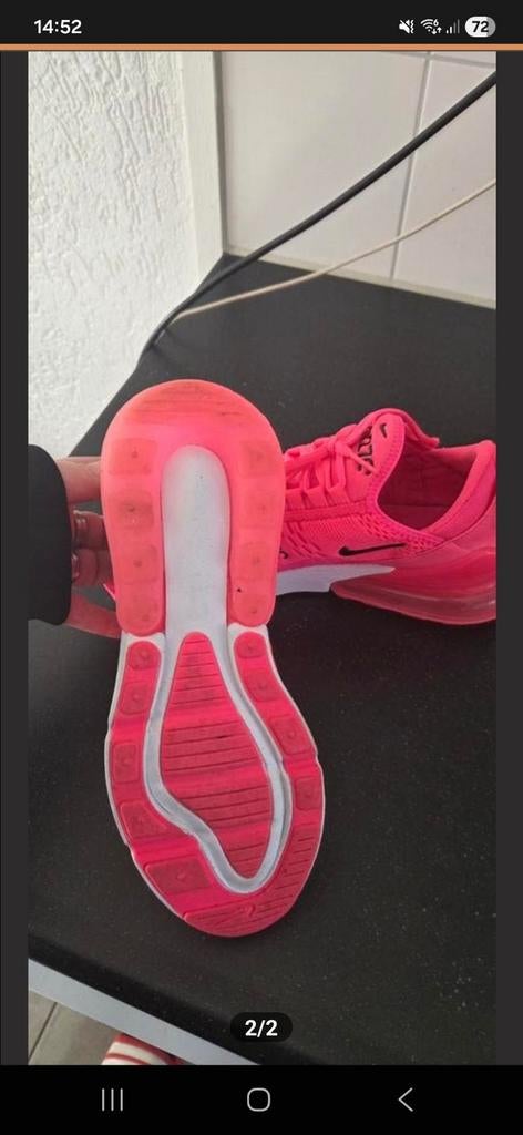 Nike Air Max 270 Roze Sneakers 37,5, Kleding | Dames, Schoenen, Nike, Ophalen of Verzenden, Roze, Sneakers of Gympen