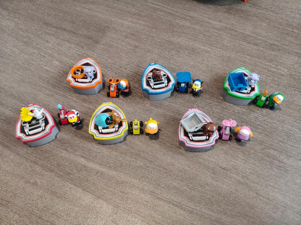 Paw Patrol big truck pups / hero pups, complete set, Ophalen of Verzenden, Gebruikt