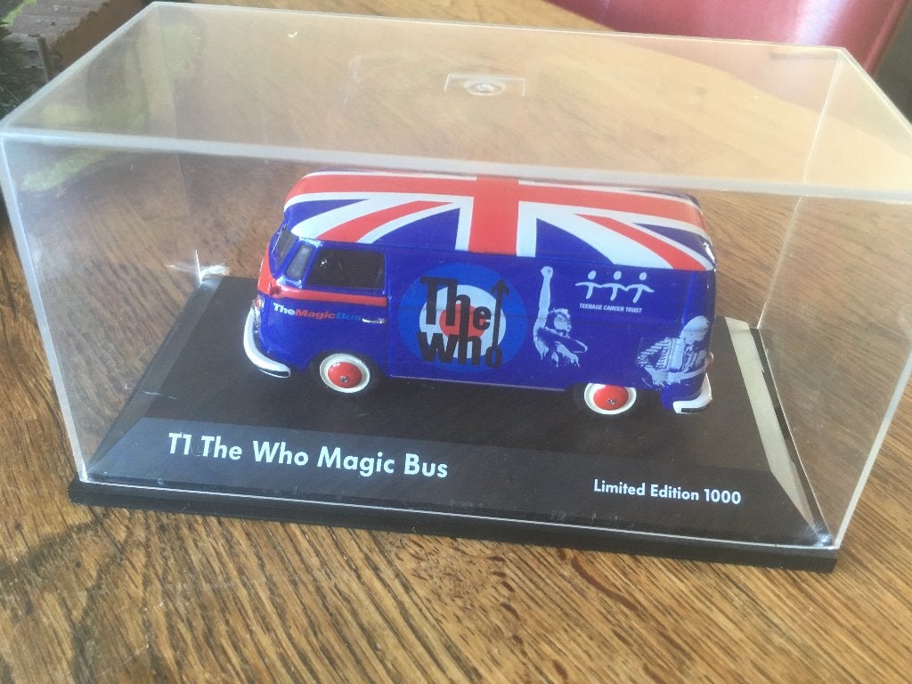 VW Volkswagen T1 The Magic Bus van The WHO, Hobby en Vrije tijd, Ophalen of Verzenden, Nieuw, Auto, Schuco