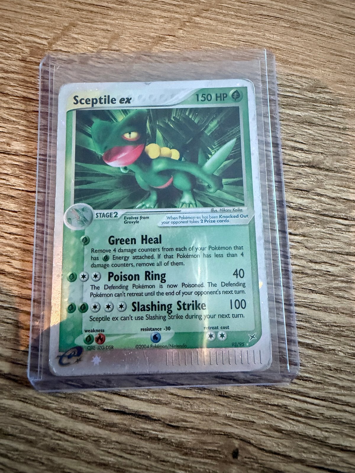 Pokémon Sceptile ex 93/95 Team Magma vs Team Aqua, Ophalen of Verzenden, Zo goed als nieuw, Losse kaart