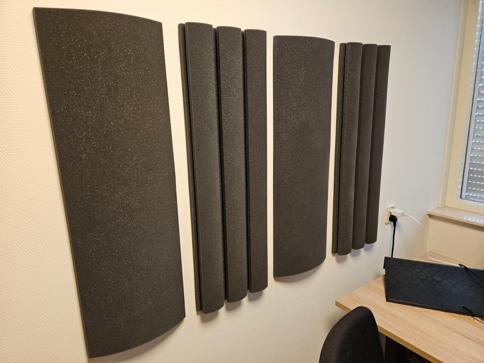 Akoestische schuim Panelen Set: Mushroom, Convex, Bass Traps, Ophalen, Gebruikt