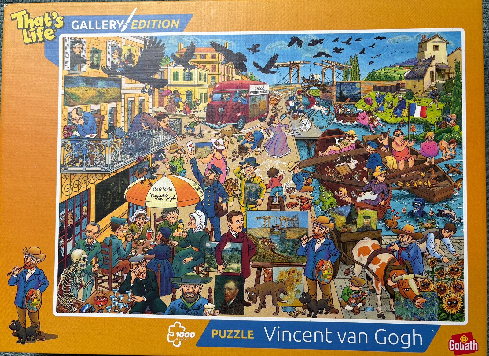 That’s Life Gallery edition Vincent van Gogh, Ophalen, 500 t/m 1500 stukjes, Zo goed als nieuw