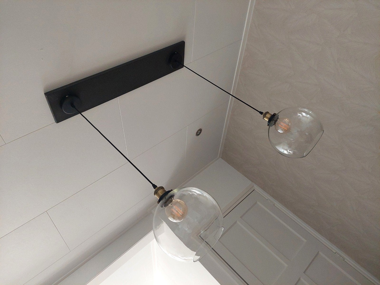 Lamp, Ophalen of Verzenden, Gebruikt, Glas