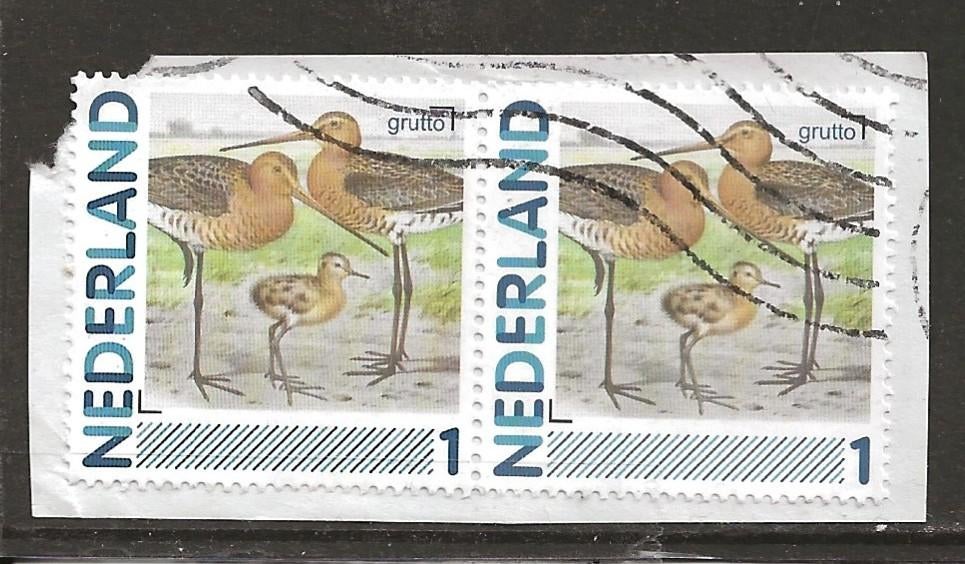 S- Ned. gest. paartje Grutto, Postzegels en Munten, Ophalen of Verzenden, Na 1940, Gestempeld
