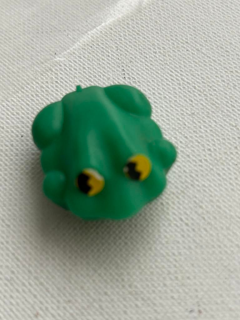 Leuke groene kikker speelgoed met draaiende ogen, Ophalen of Verzenden, Gebruikt, Jongen of Meisje