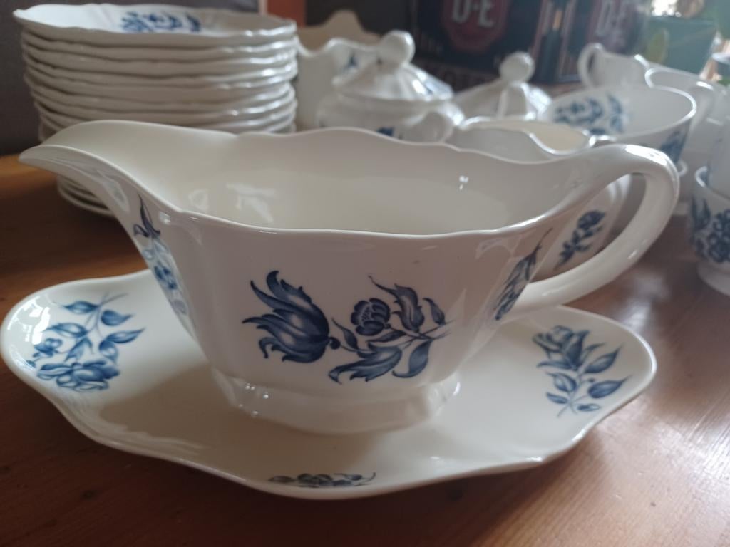 Sauskom bouquet bleu regout, Ophalen of Verzenden