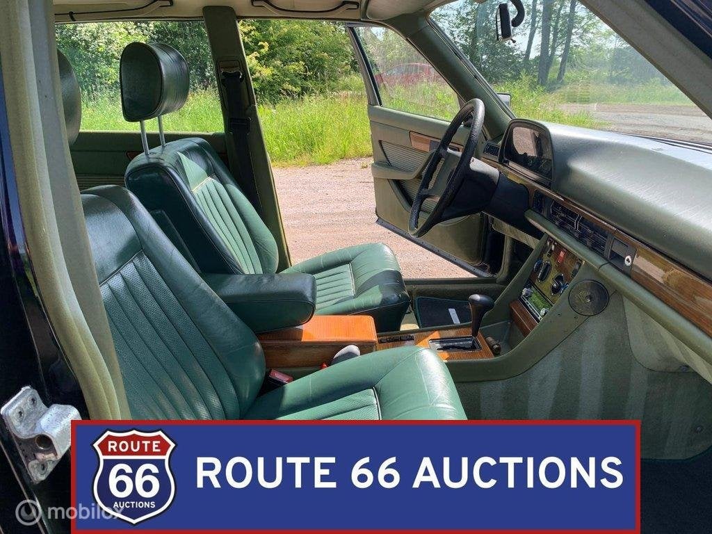 Mercedes-Benz 280 SE | 1981 | Route 66 Auctions, Auto's, Overige carrosserieën, Zwart, Mercedes-Benz, Bedrijf