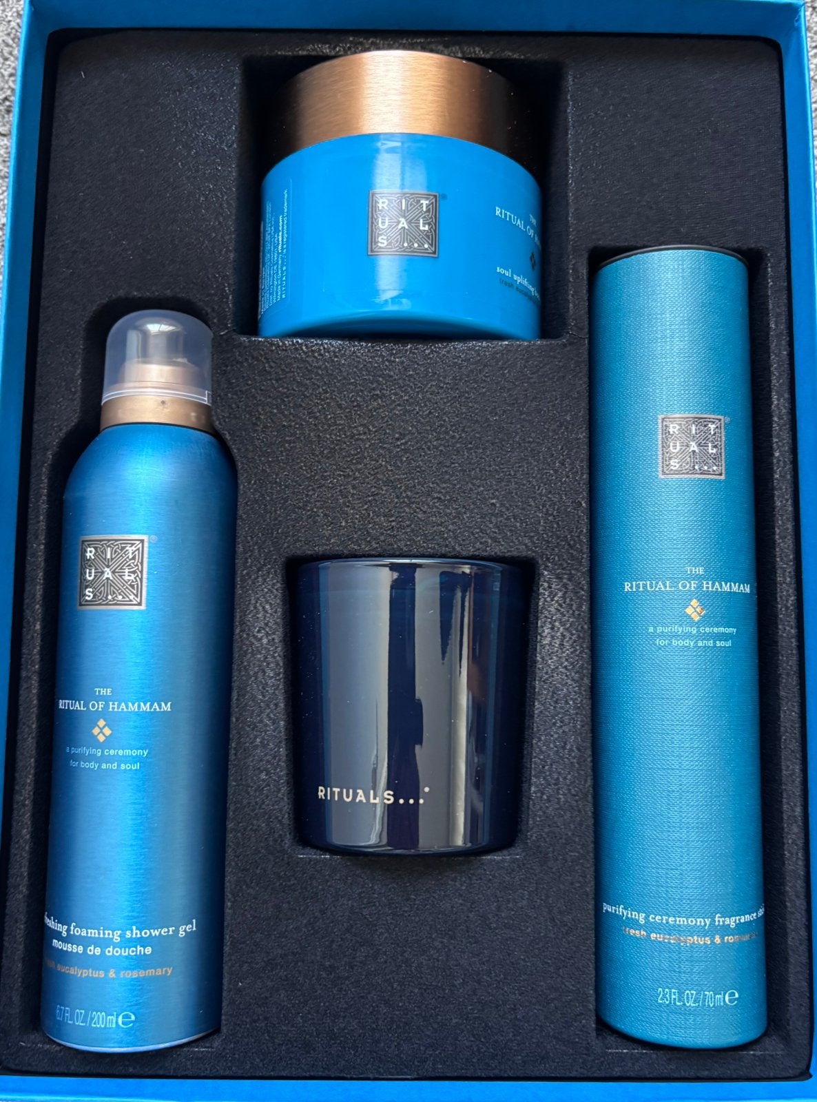 Rituals giftset. Hammam, Ophalen, Nieuw, Bodylotion, Crème of Olie