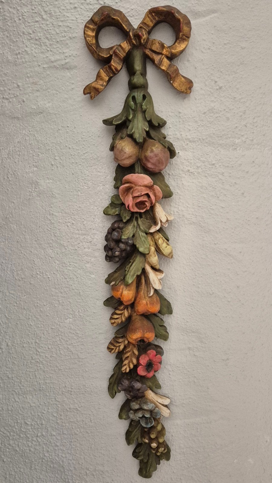 Zeldzame Bloemen & Fruit Krans - van Paridon Amsterdam ~1920, Ophalen of Verzenden