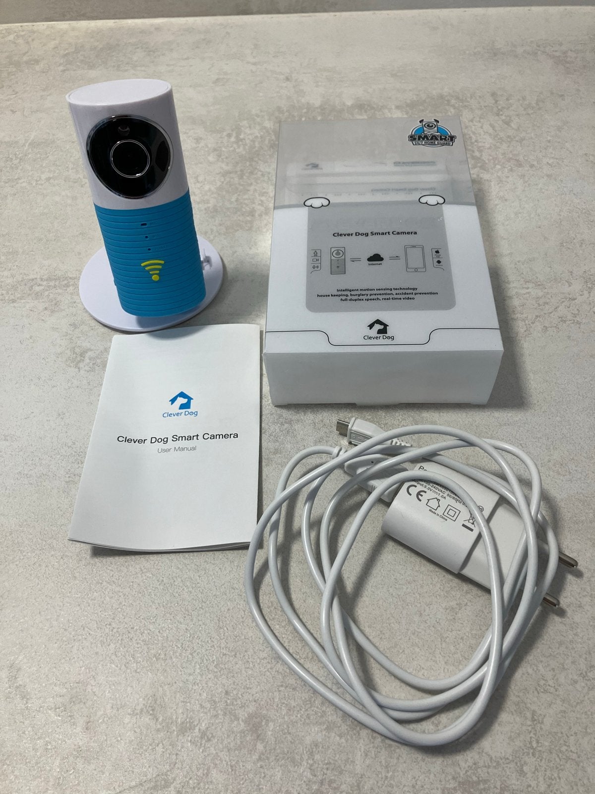 CleverDog WiFi IP Camera Babyfoon Beveiligingscamera, Audio, Tv en Foto, Videobewaking, Ophalen, Zo goed als nieuw, Binnencamera
