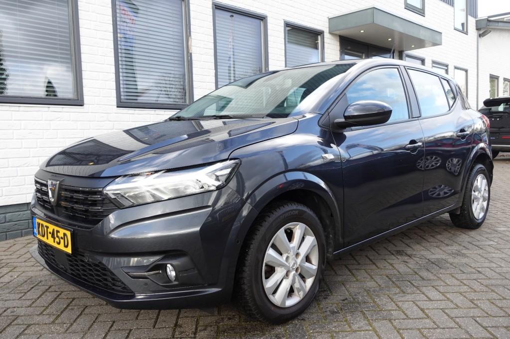 Dacia SANDERO 1.0 TCE 90 Expression Automaat Clima, Auto's, Gebruikt, Electronic Stability Program (ESP), Bedrijf, 91 pk