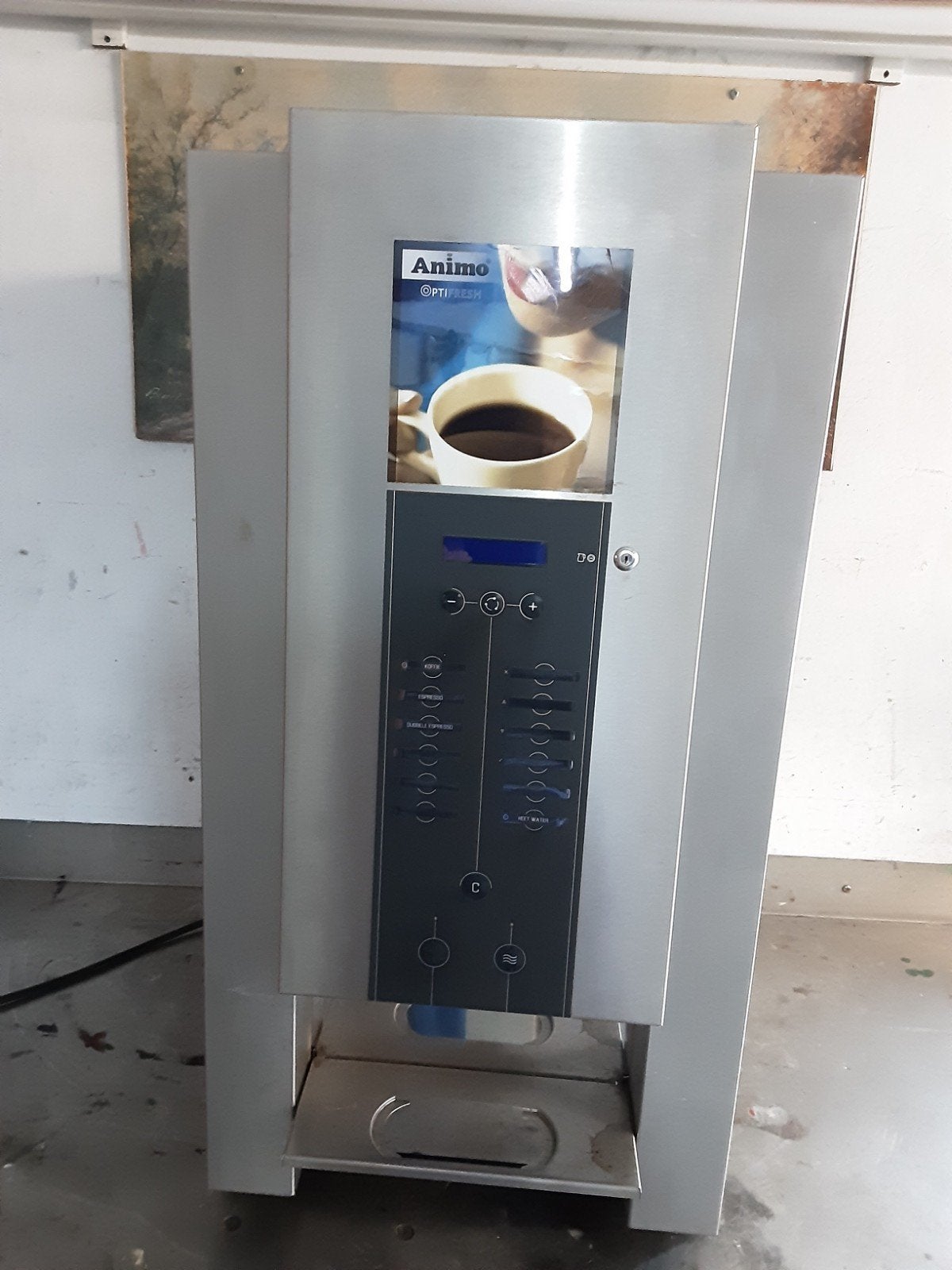Animo koffiemachine, Ophalen, Gebruikt