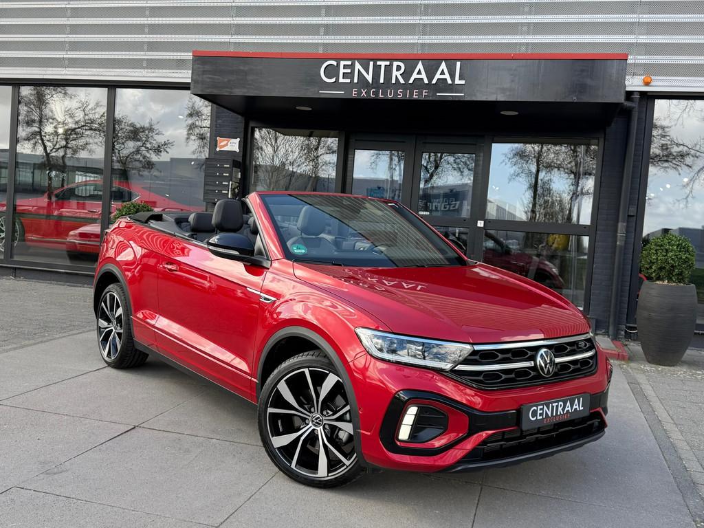 Volkswagen T-Roc Cabrio 1.5 TSI R-Line 150PK ACC|Carplay|IQ-, Auto's, 4 cilinders, Origineel Nederlands, Bedrijf, Grijs