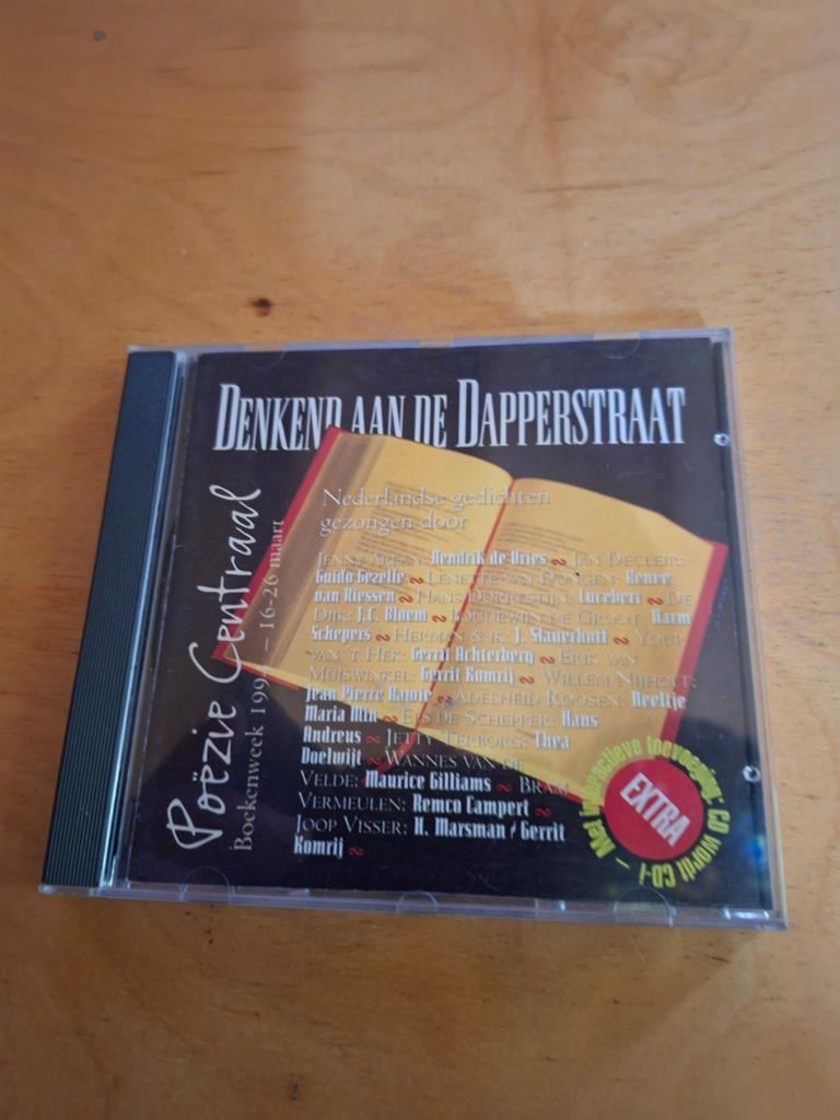 CD: Denkend aan de Dapperstraat - Nederlandse gedichten, Ophalen of Verzenden
