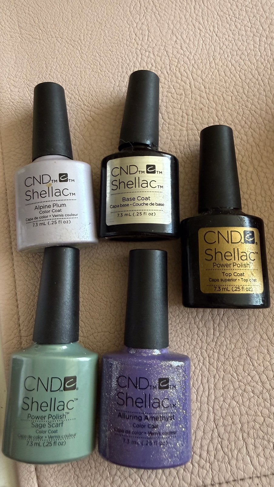 CND base en topcoat en alpine plum-sage scarf-amethyst, Sieraden, Tassen en Uiterlijk, Uiterlijk | Cosmetica en Make-up, Overige kleuren
