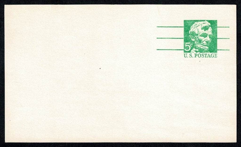 Verenigde Staten : briefkaart - Abraham Lincoln, Verzenden, Briefkaart