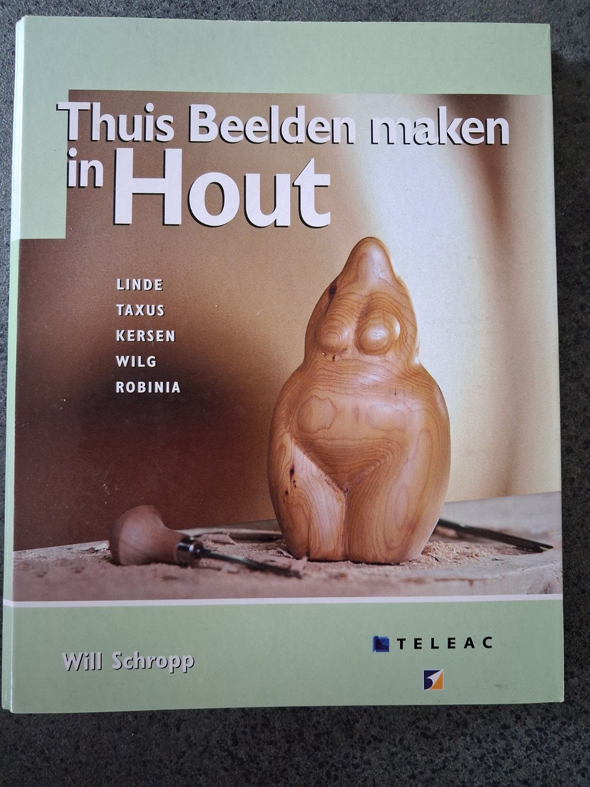 W. Schropp - Thuis beelden maken in hout, Gelezen, W. Schropp, Houtbewerking, Ophalen of Verzenden