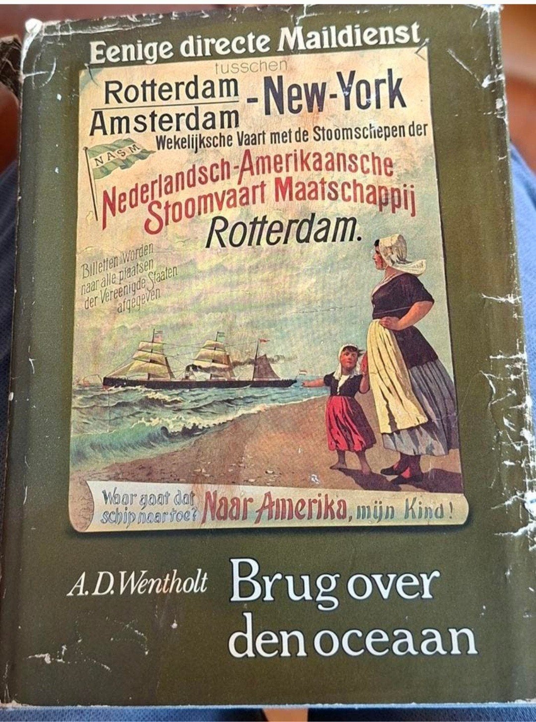 Brug over den oceaan - Holland Amerika Lijn geschiedenis, Verzamelen, Ophalen of Verzenden