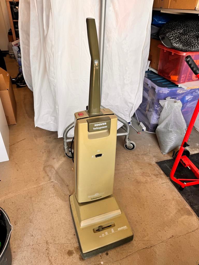 Vintage Hoover Turbopower stofzuiger (werkend!), Ophalen, Gebruikt, Stofzak, Minder dan 1200 watt