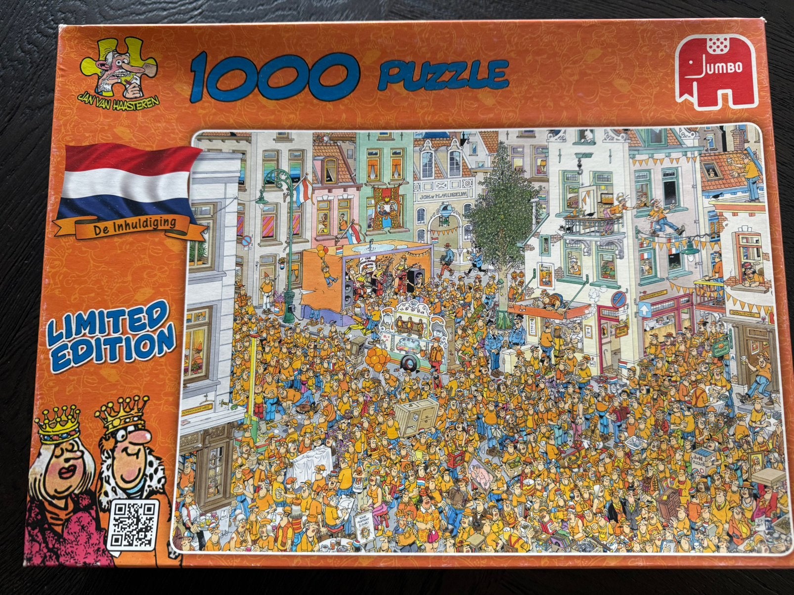 Jan van Haasten, de inhuldiging, Ophalen, 500 t/m 1500 stukjes, Zo goed als nieuw