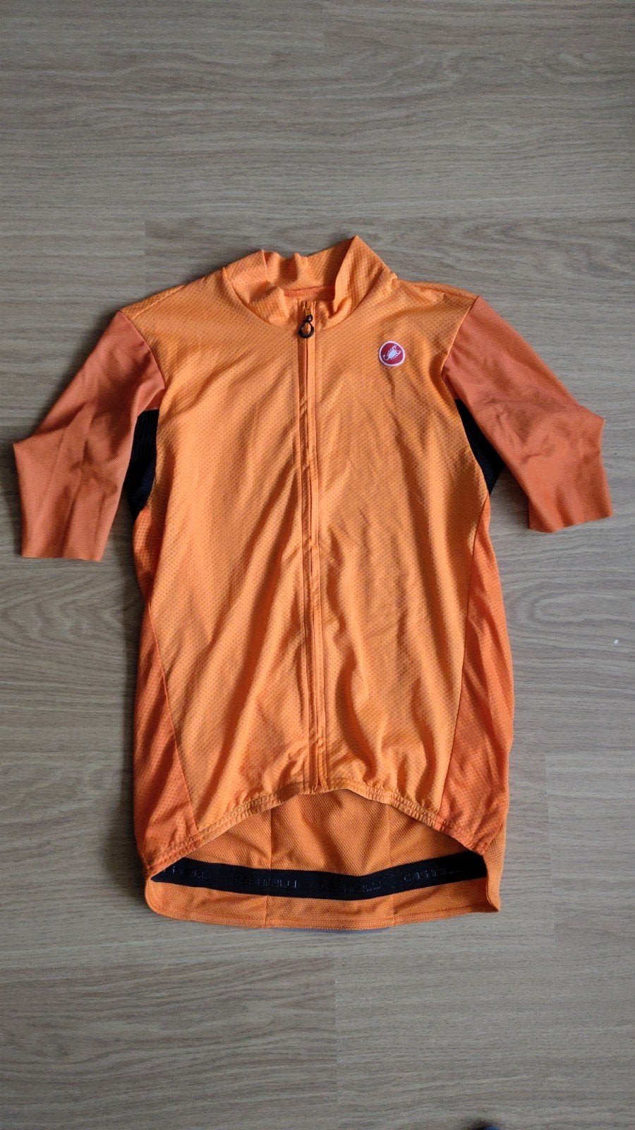 Castelli Endurance Elite Jersey oranje maat M, Ophalen, Zo goed als nieuw