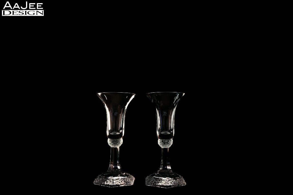 2 X Rosenthal - Kandelaars - Maria - Classic - Kristal, Huis en Inrichting, Gebruikt, Overige typen, Ophalen of Verzenden, Glas